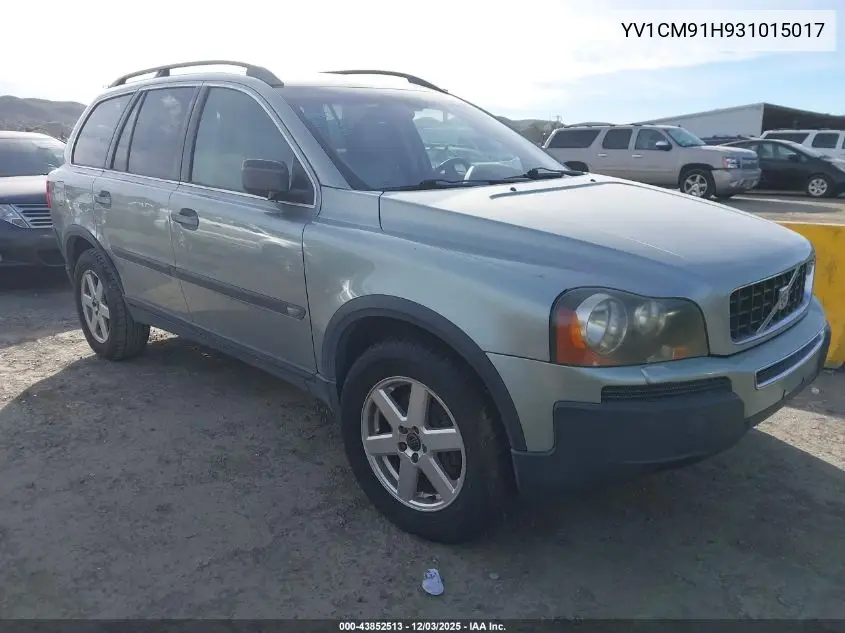 YV1CM91H931015017 2003 Volvo Xc90 T6