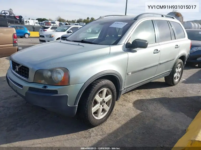 YV1CM91H931015017 2003 Volvo Xc90 T6