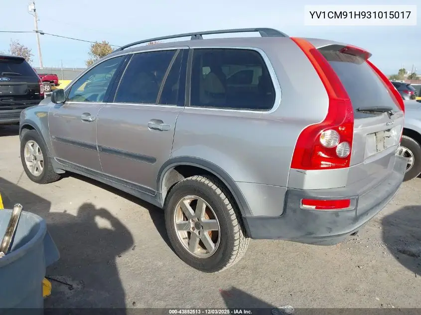 YV1CM91H931015017 2003 Volvo Xc90 T6