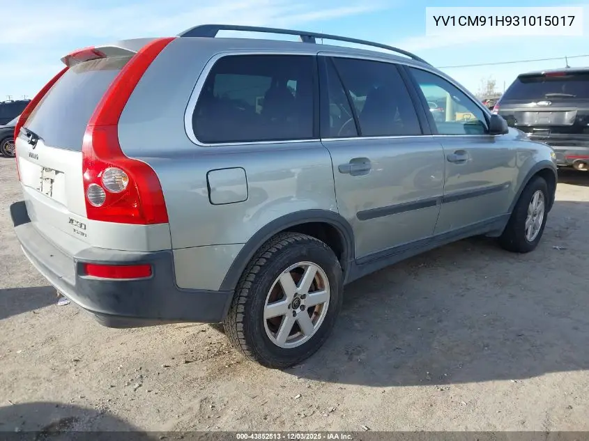 YV1CM91H931015017 2003 Volvo Xc90 T6