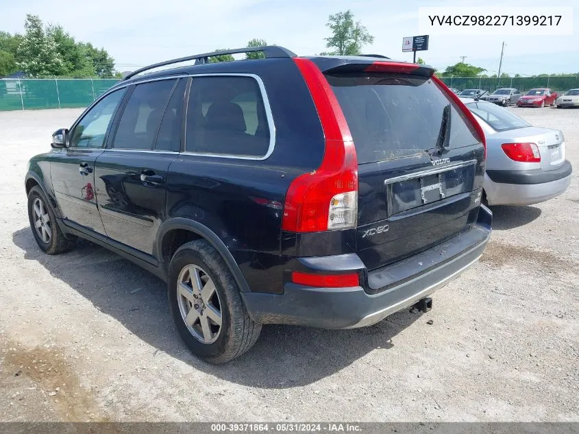 2007 Volvo Xc90 3.2 VIN: YV4CZ982271399217 Lot: 39371864