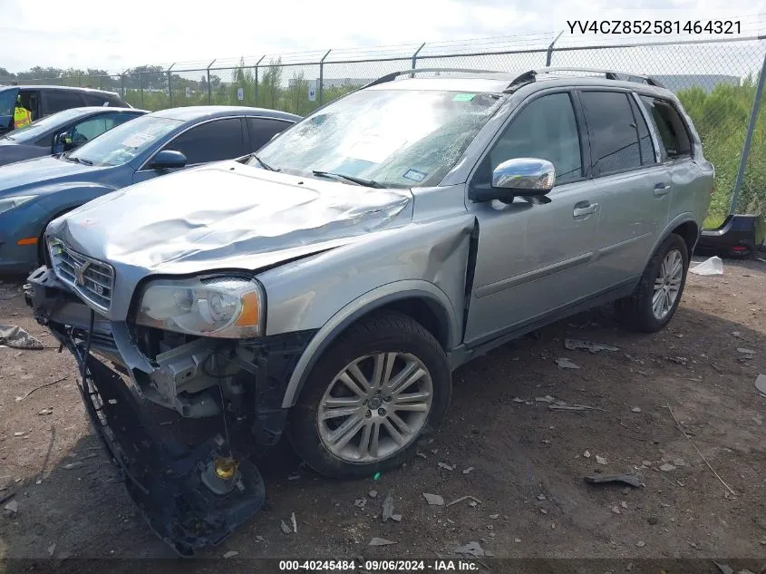 2008 Volvo Xc90 V8 VIN: YV4CZ852581464321 Lot: 40245484