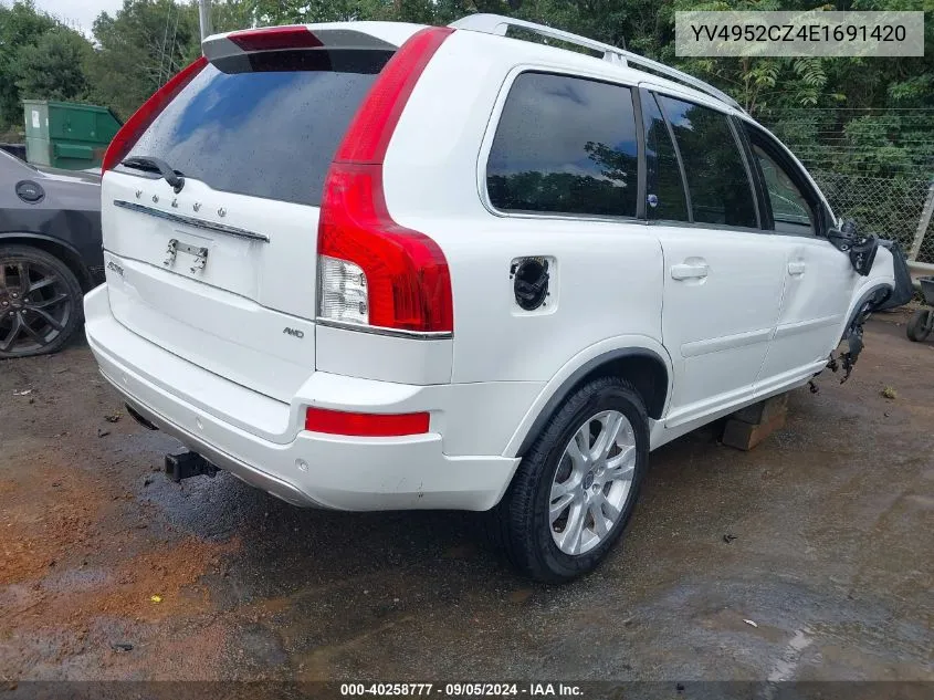 2014 Volvo Xc90 3.2 Platinum VIN: YV4952CZ4E1691420 Lot: 40258777