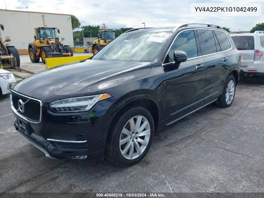 YV4A22PK1G1042499 2016 Volvo Xc90 T6 Momentum