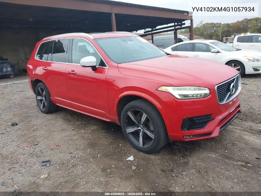 YV4102KM4G1057934 2016 Volvo Xc90 T5 R-Design