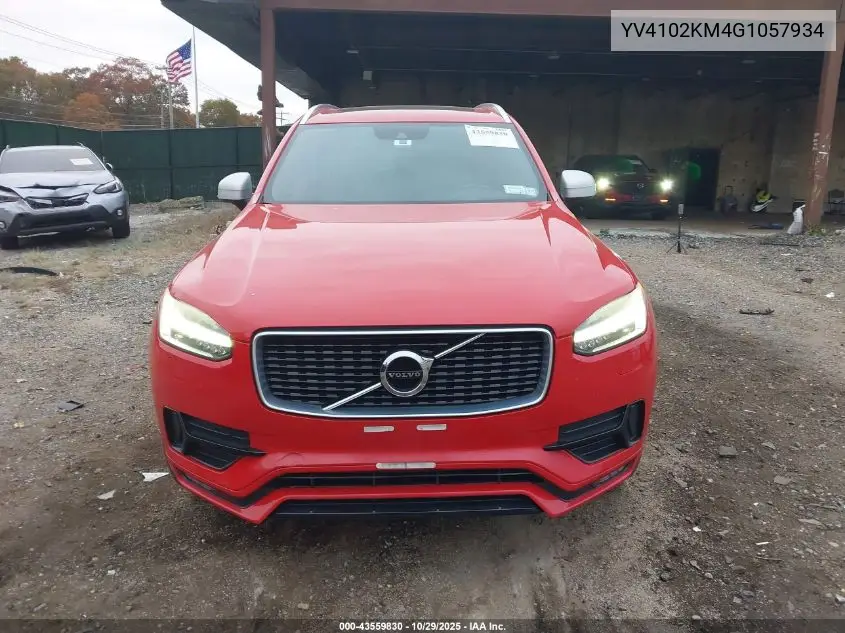 YV4102KM4G1057934 2016 Volvo Xc90 T5 R-Design