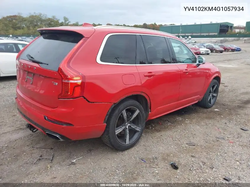 YV4102KM4G1057934 2016 Volvo Xc90 T5 R-Design