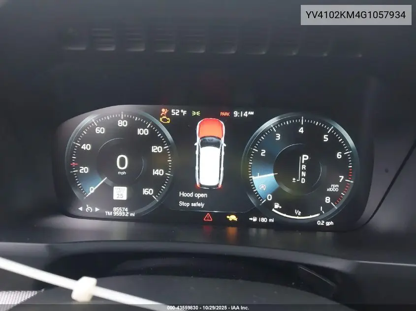 YV4102KM4G1057934 2016 Volvo Xc90 T5 R-Design