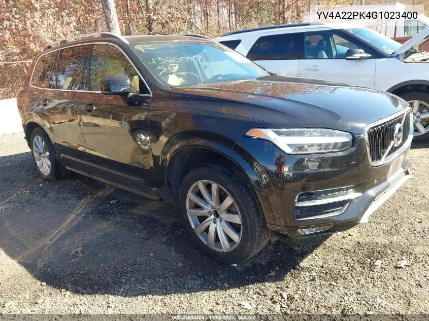 YV4A22PK4G1023400 2016 Volvo Xc90 T6 Momentum