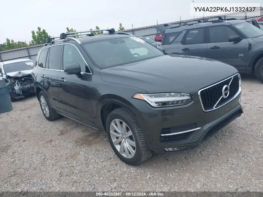 YV4A22PK6J1332437 2018 Volvo Xc90 T6 Momentum