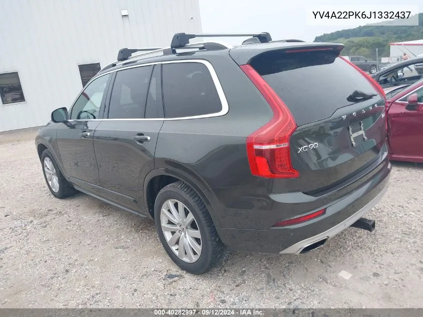 YV4A22PK6J1332437 2018 Volvo Xc90 T6 Momentum