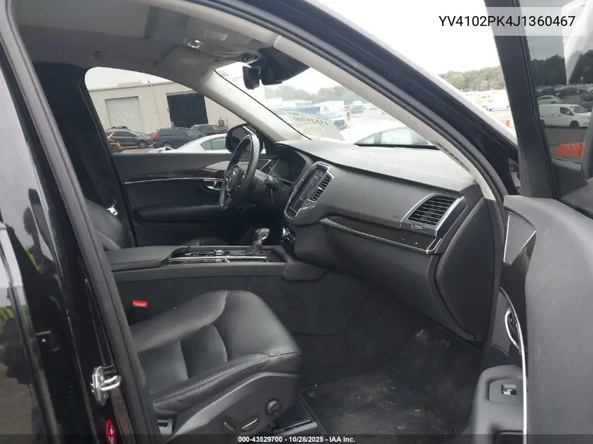 YV4102PK4J1360467 2018 Volvo Xc90 T5 Momentum
