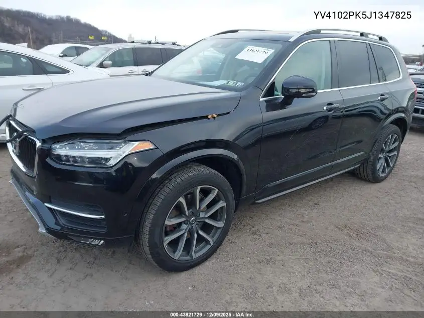 YV4102PK5J1347825 2018 Volvo Xc90 T5 Momentum