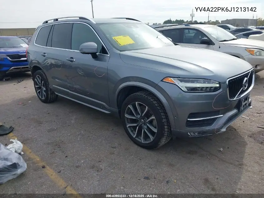 YV4A22PK6J1213142 2018 Volvo Xc90 T6 Momentum