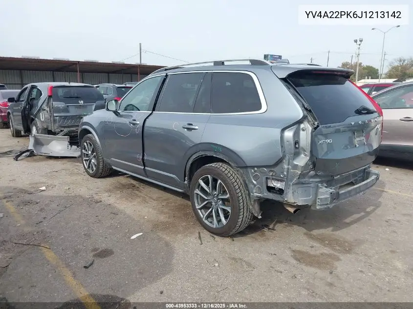 YV4A22PK6J1213142 2018 Volvo Xc90 T6 Momentum