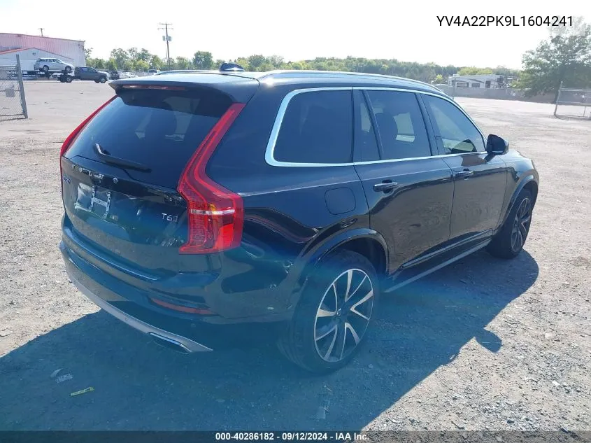 YV4A22PK9L1604241 2020 Volvo Xc90 T6 Momentum 7 Passenger