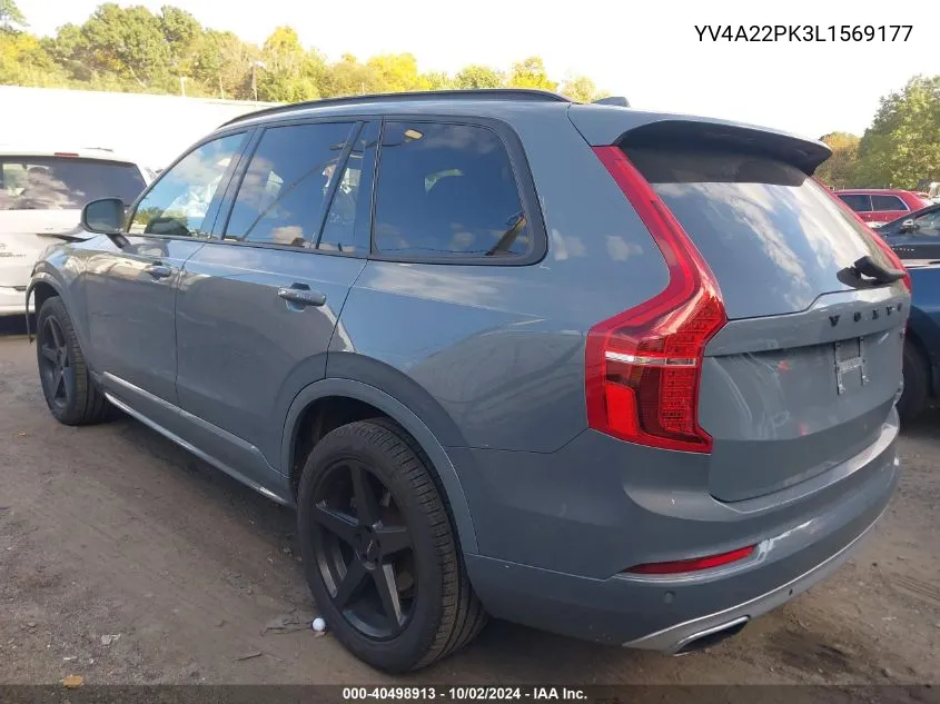 YV4A22PK3L1569177 2020 Volvo Xc90 T6 Momentum 7 Passenger