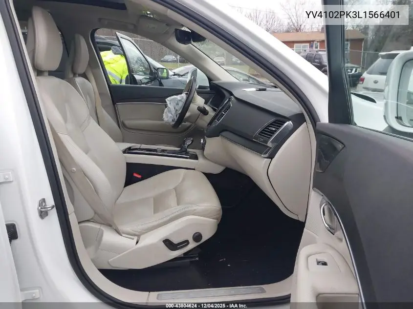 YV4102PK3L1566401 2020 Volvo Xc90 T5 Momentum 7 Passenger