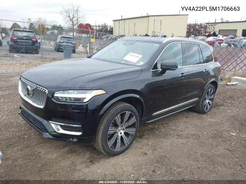 YV4A22PL5M1706663 2021 Volvo Xc90 T6 Inscription 7 Passenger
