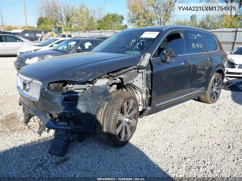 YV4A221LXM1754975 2021 Volvo Xc90 T6 Inscription 6 Passenger
