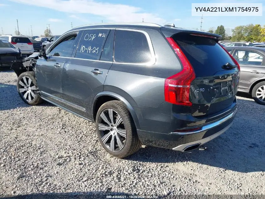 YV4A221LXM1754975 2021 Volvo Xc90 T6 Inscription 6 Passenger