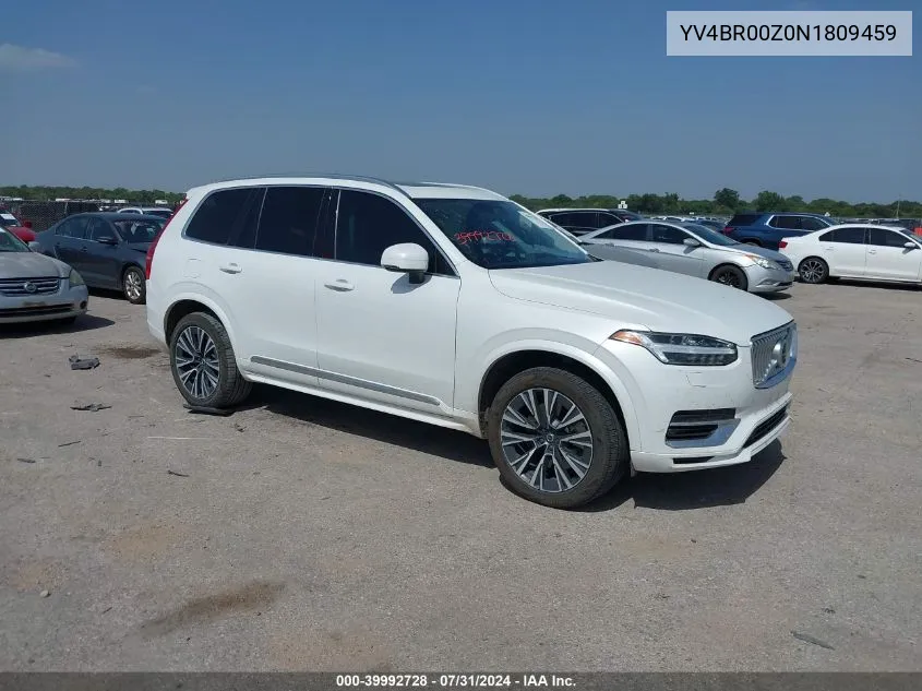 YV4BR00Z0N1809459 2022 Volvo Xc90 Recharge Plug-In Hybrid T8 Inscription Expression 6 Passenger