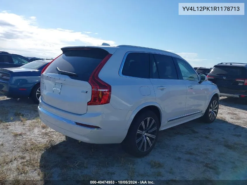 YV4L12PK1R1178713 2024 Volvo Xc90 Core