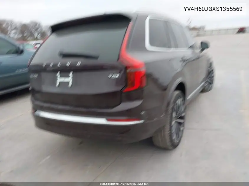 YV4H60JGXS1355569 2025 Volvo Xc90 Plug-In Hybrid T8 Ultra 6-Seater