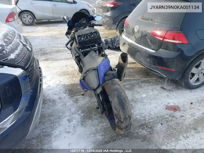 JYARN39N0KA001134 2019 Yamaha Yamaha