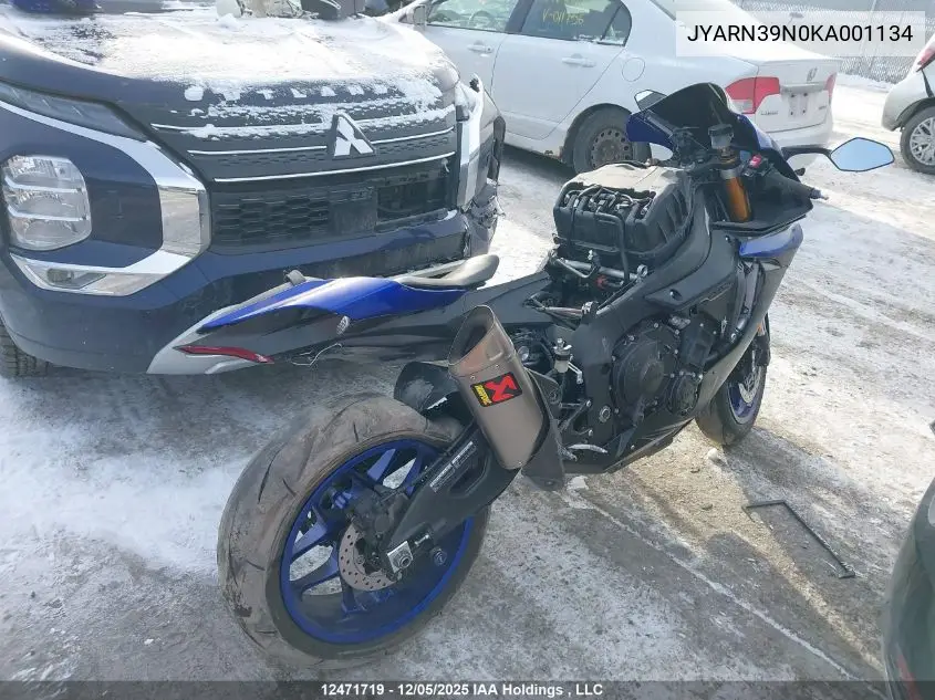 JYARN39N0KA001134 2019 Yamaha Yamaha