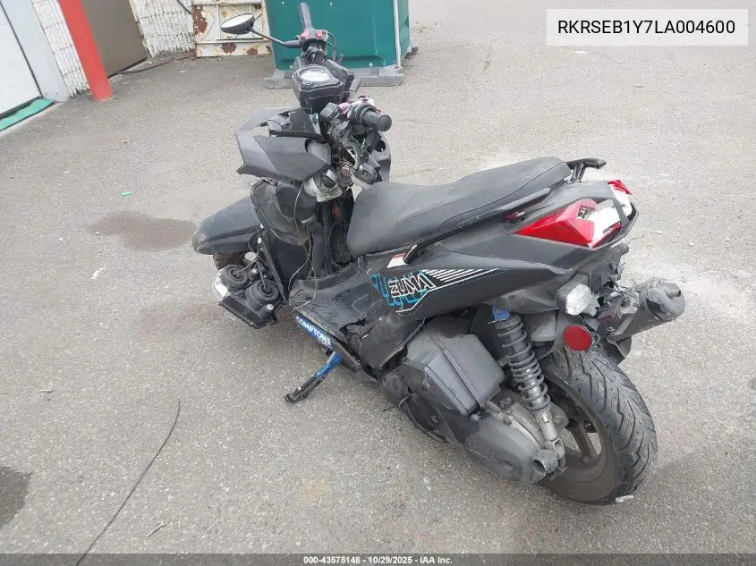 RKRSEB1Y7LA004600 2020 Yamaha Yw125