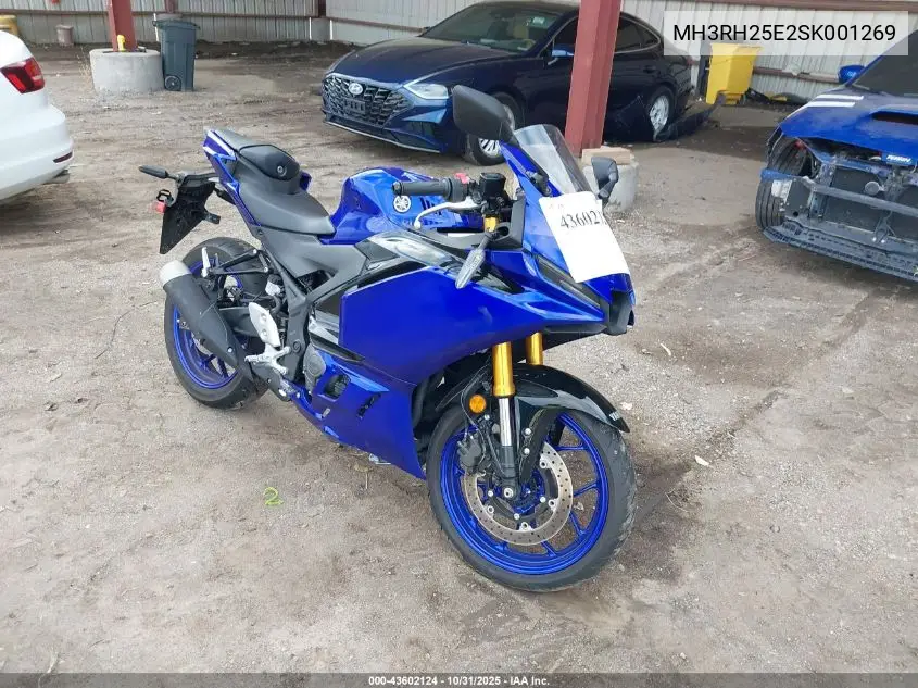 MH3RH25E2SK001269 2025 Yamaha Yfz320 A