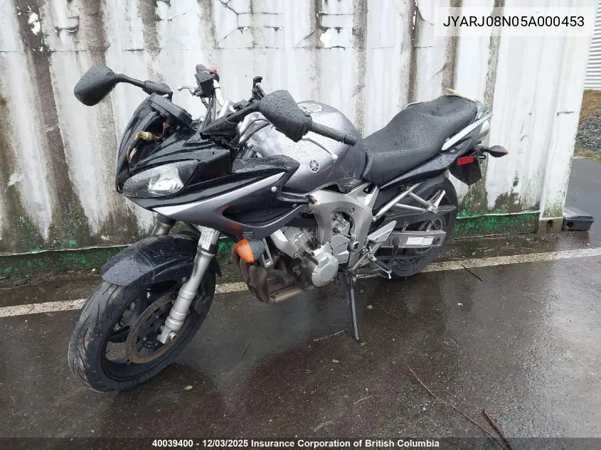 JYARJ08N05A000453 2005 Yamaha Fz5