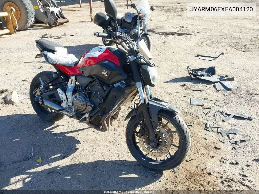 JYARM06EXFA004120 2015 Yamaha Fz07