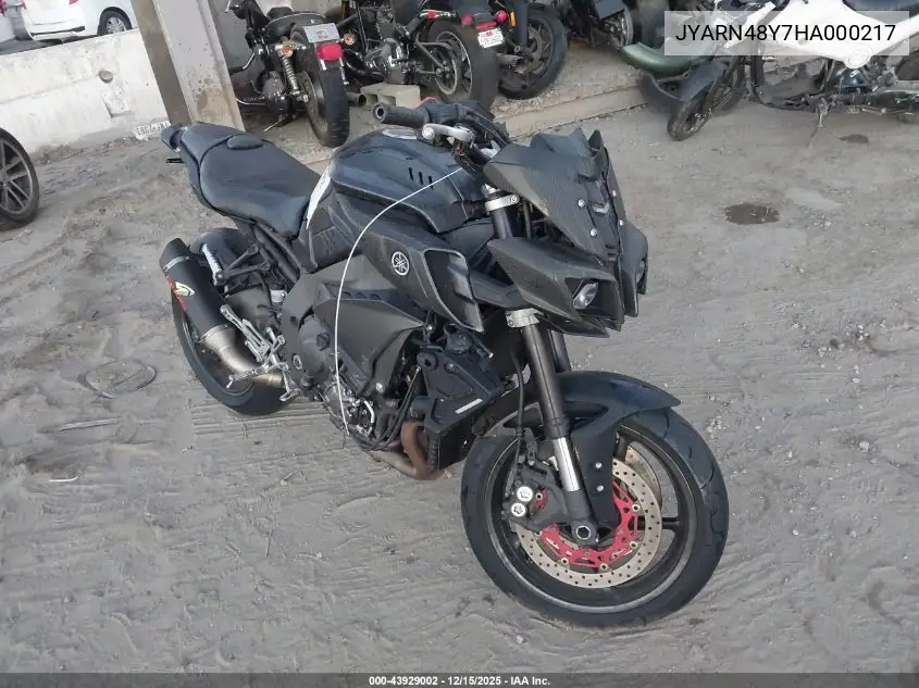 JYARN48Y7HA000217 2017 Yamaha Fz10 C