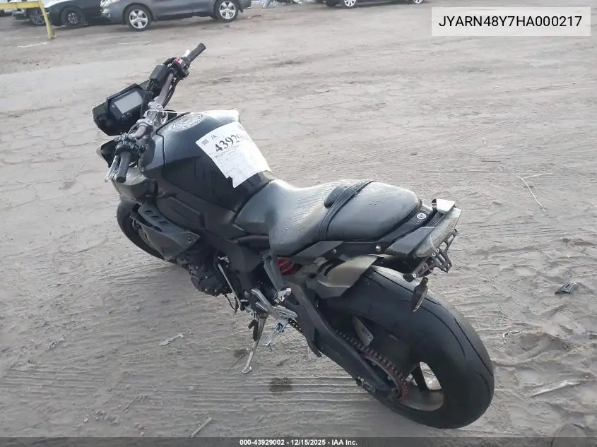 JYARN48Y7HA000217 2017 Yamaha Fz10 C