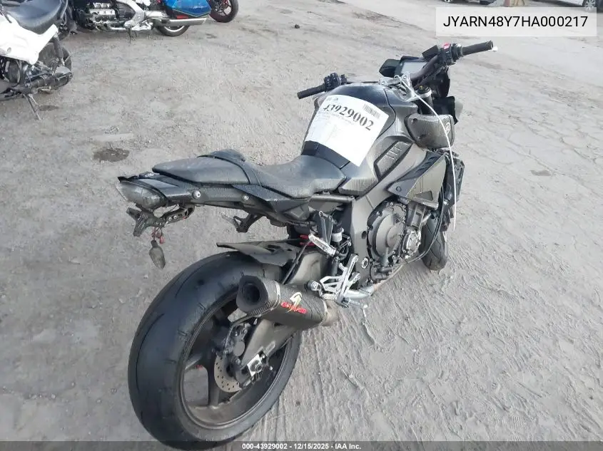 JYARN48Y7HA000217 2017 Yamaha Fz10 C
