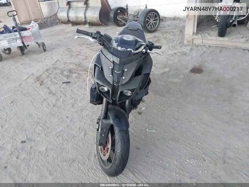 JYARN48Y7HA000217 2017 Yamaha Fz10 C