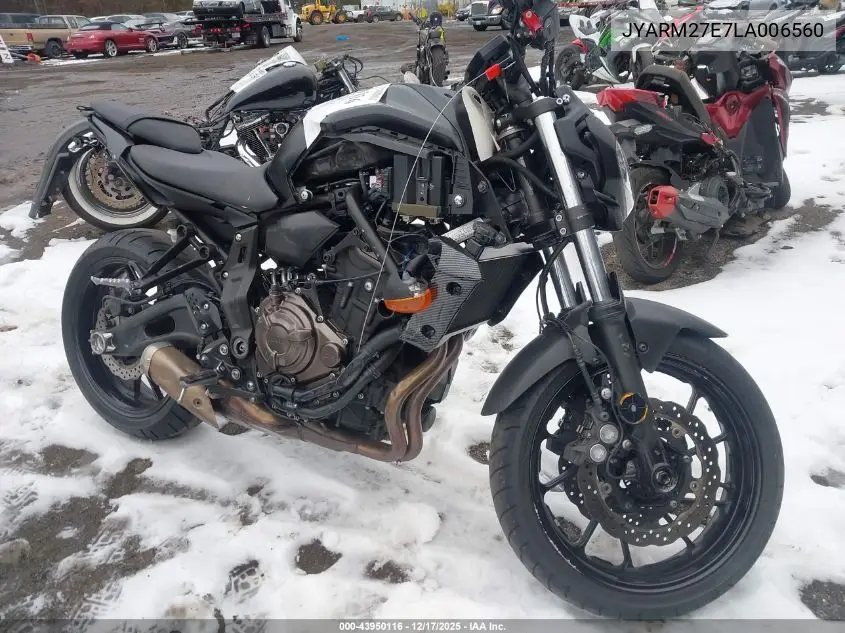 JYARM27E7LA006560 2020 Yamaha Mt07