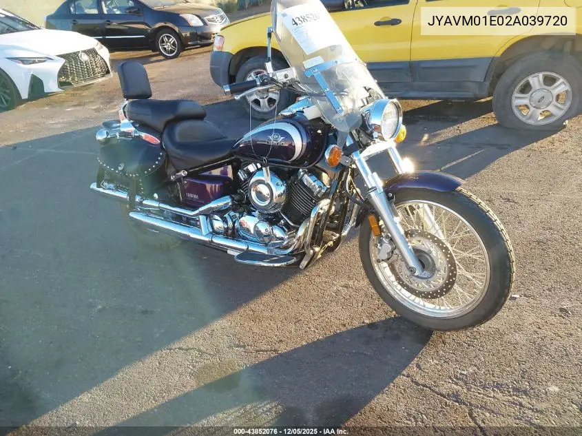 JYAVM01E02A039720 2002 Yamaha Xvs65 A