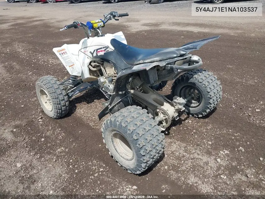 2022 Yamaha Yfz450 R VIN: 5Y4AJ71E1NA103537 Lot: 45073996