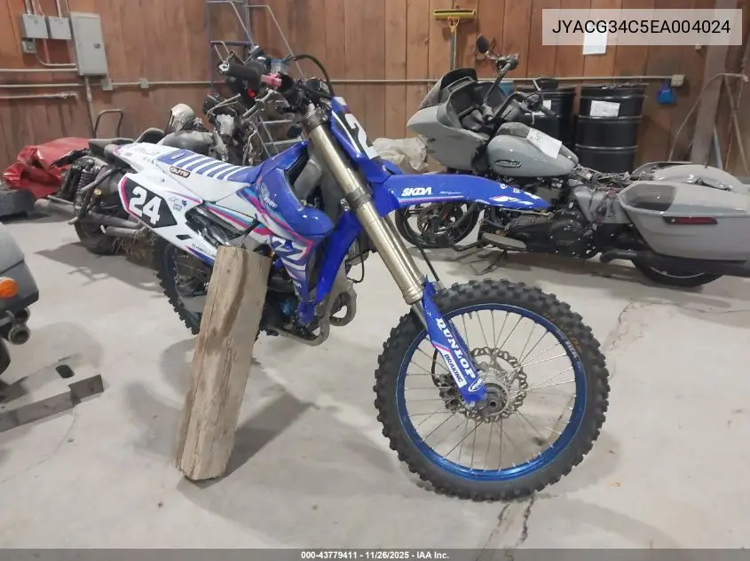 JYACG34C5EA004024 2014 Yamaha Yz250 F