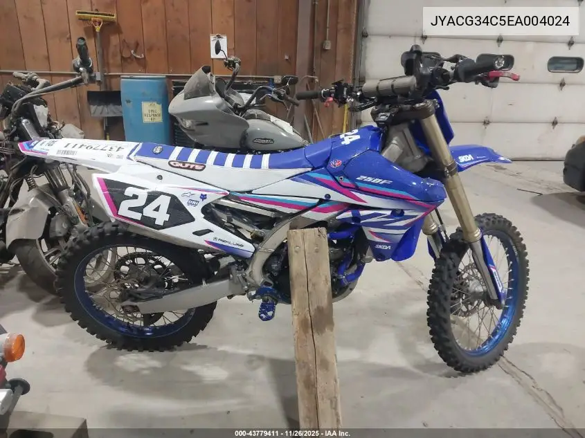 JYACG34C5EA004024 2014 Yamaha Yz250 F