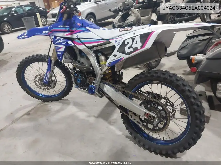 JYACG34C5EA004024 2014 Yamaha Yz250 F