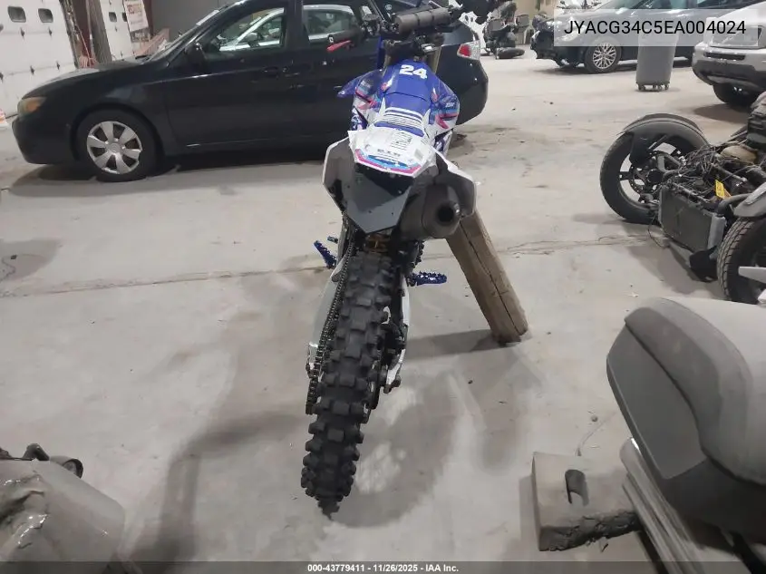JYACG34C5EA004024 2014 Yamaha Yz250 F