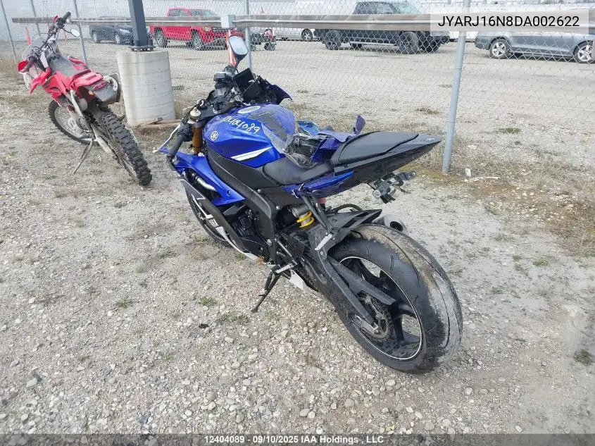 JYARJ16N8DA002622 2013 Yamaha Yzfr6