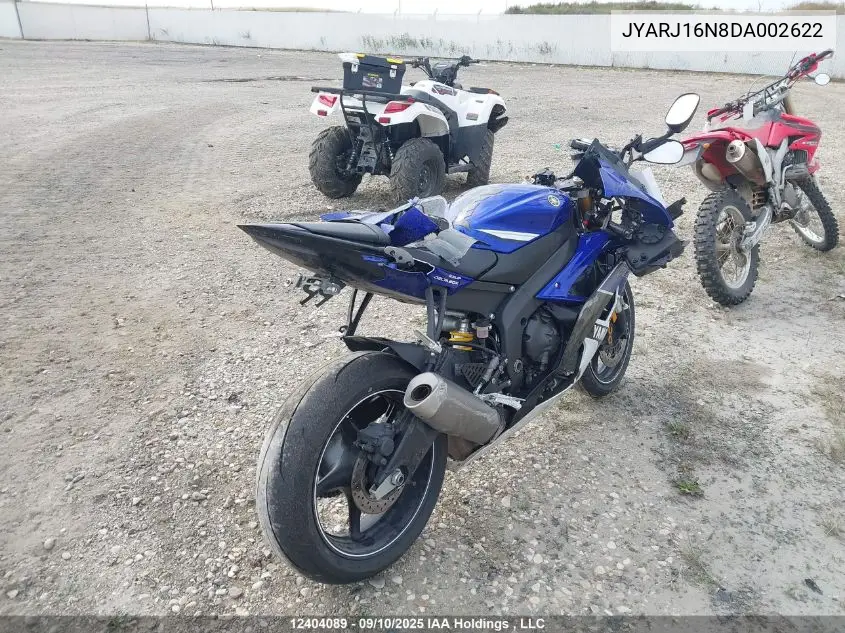 JYARJ16N8DA002622 2013 Yamaha Yzfr6