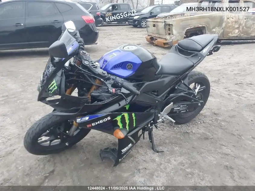 MH3RH18NXLK001527 2020 Yamaha Yzfr3 A