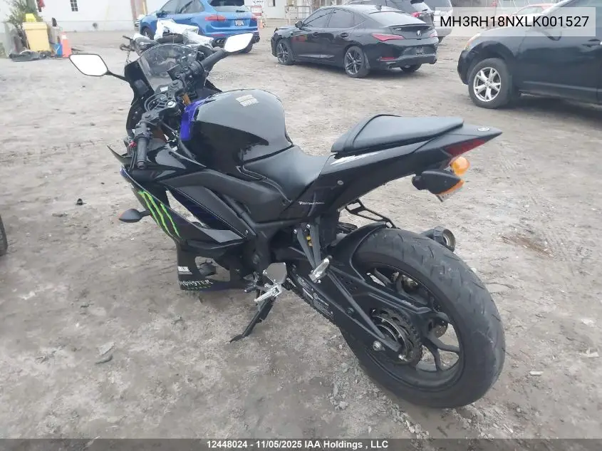 MH3RH18NXLK001527 2020 Yamaha Yzfr3 A