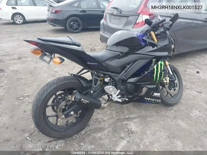 MH3RH18NXLK001527 2020 Yamaha Yzfr3 A